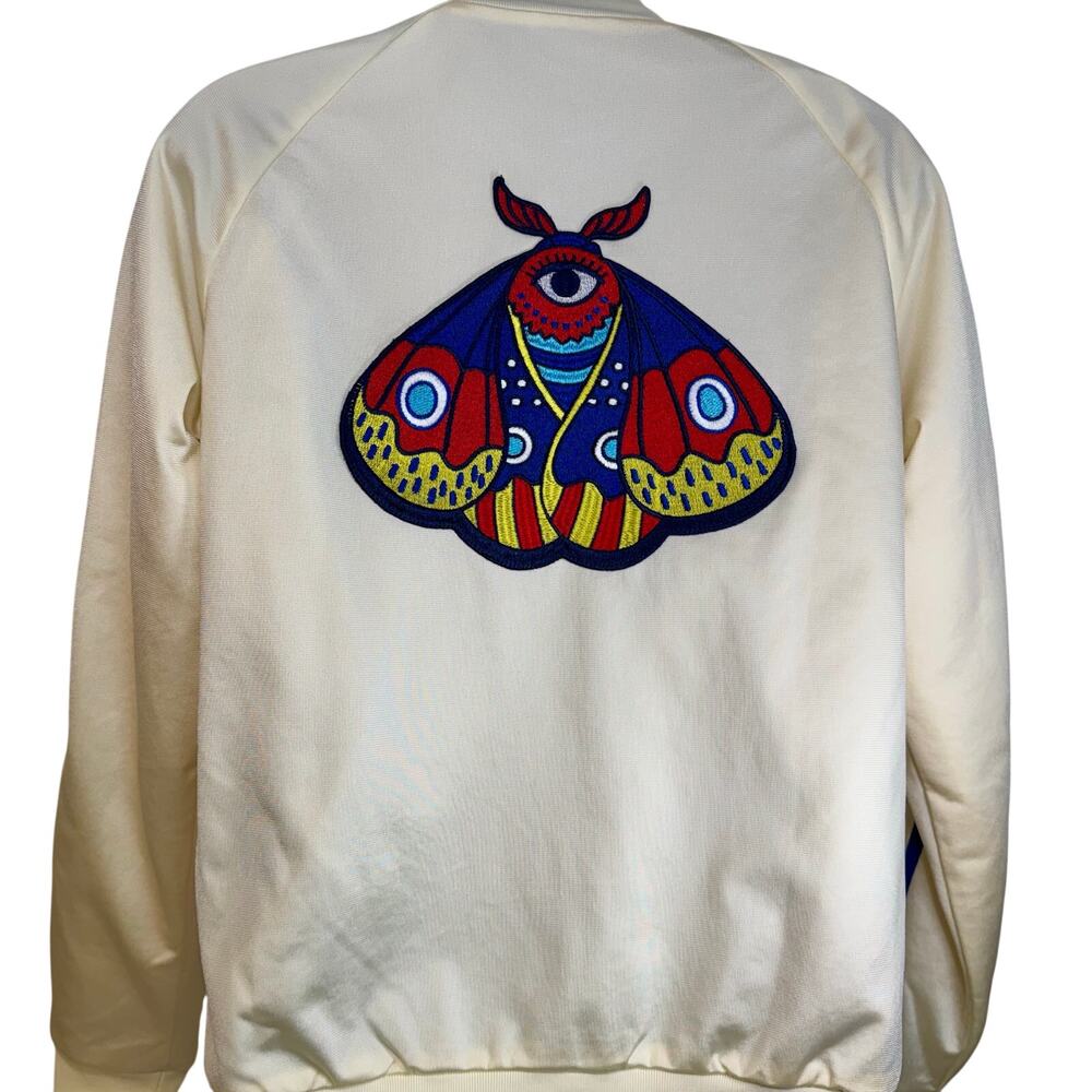 Adidas Originals Moth embroidered Superstar bomber Jacket